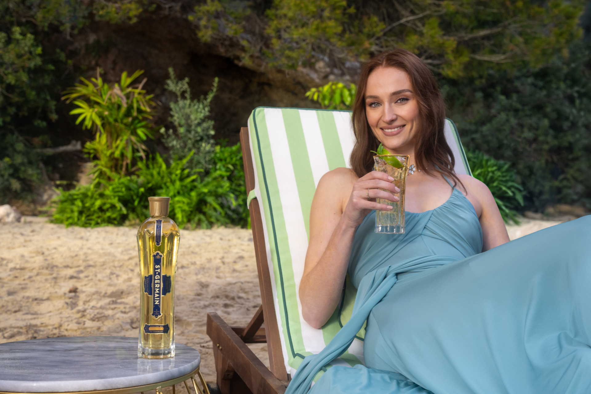 Sophie Turner Brings a Little Summer Magic to the Riviera With St‑Germain